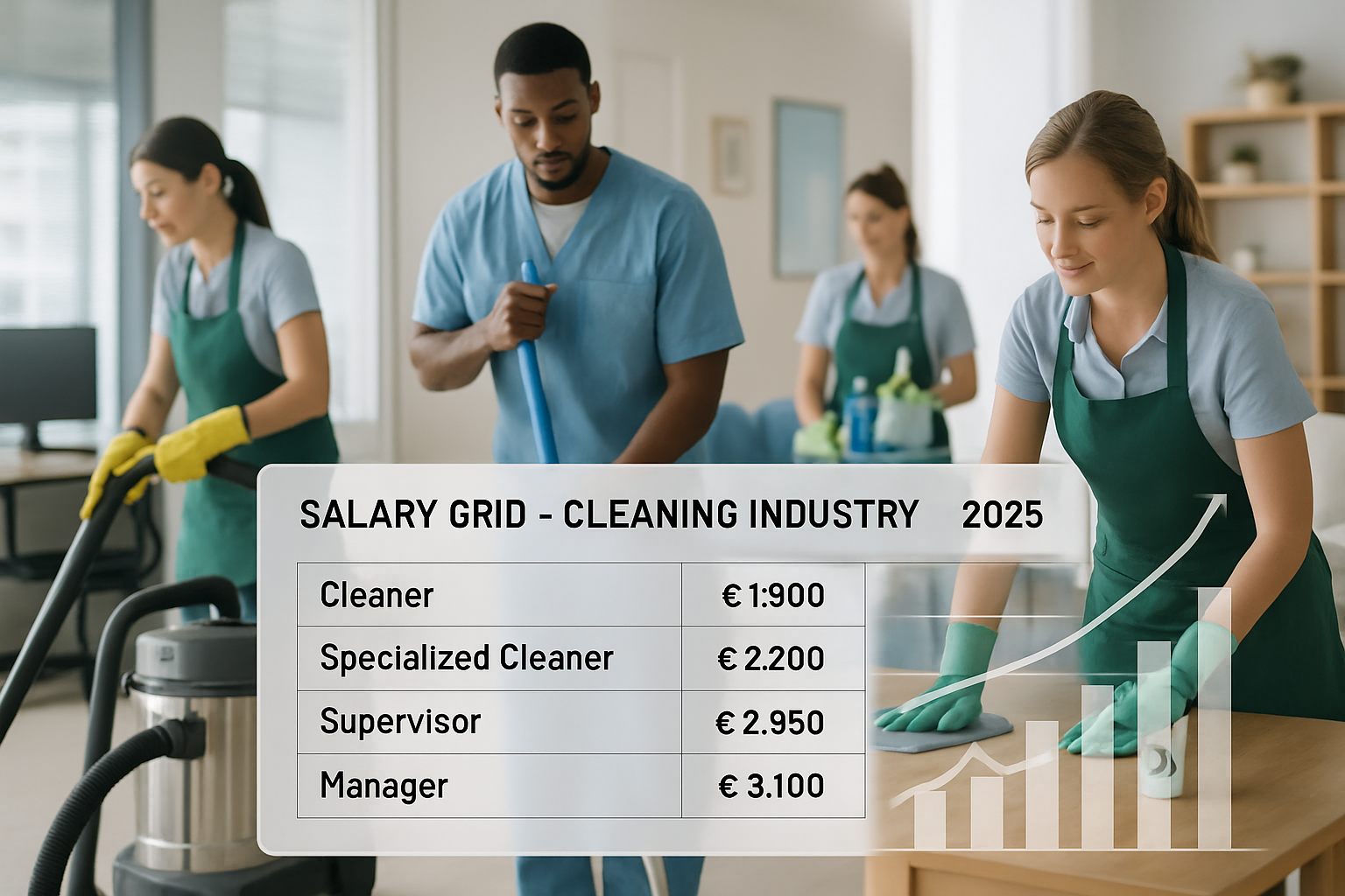 découvrez la grille salariale du secteur du nettoyage en 2025 : toutes les nouvelles rémunérations, évolutions des minimas et barèmes par poste. informez-vous sur vos droits et salaires actualisés !