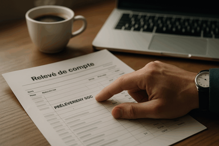 Prélèvement sgc : comprendre son origine et sa signification sur votre relevé bancaire