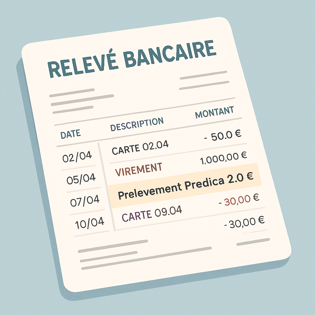 découvrez ce qu’est un prélèvement prédica et apprenez à l’identifier facilement sur votre relevé bancaire. explications simples pour comprendre son origine et sa signification.