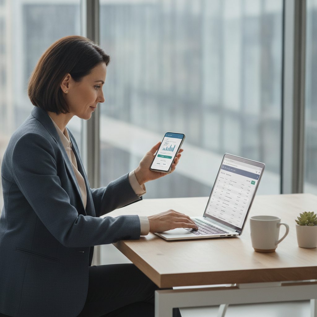BNP ma banque en ligne gestion compte sur smartphone et ordinateur
