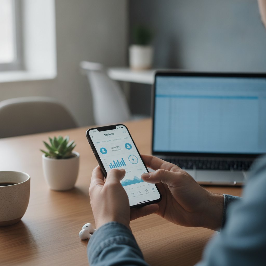 utiliser une banque en ligne sur smartphone
