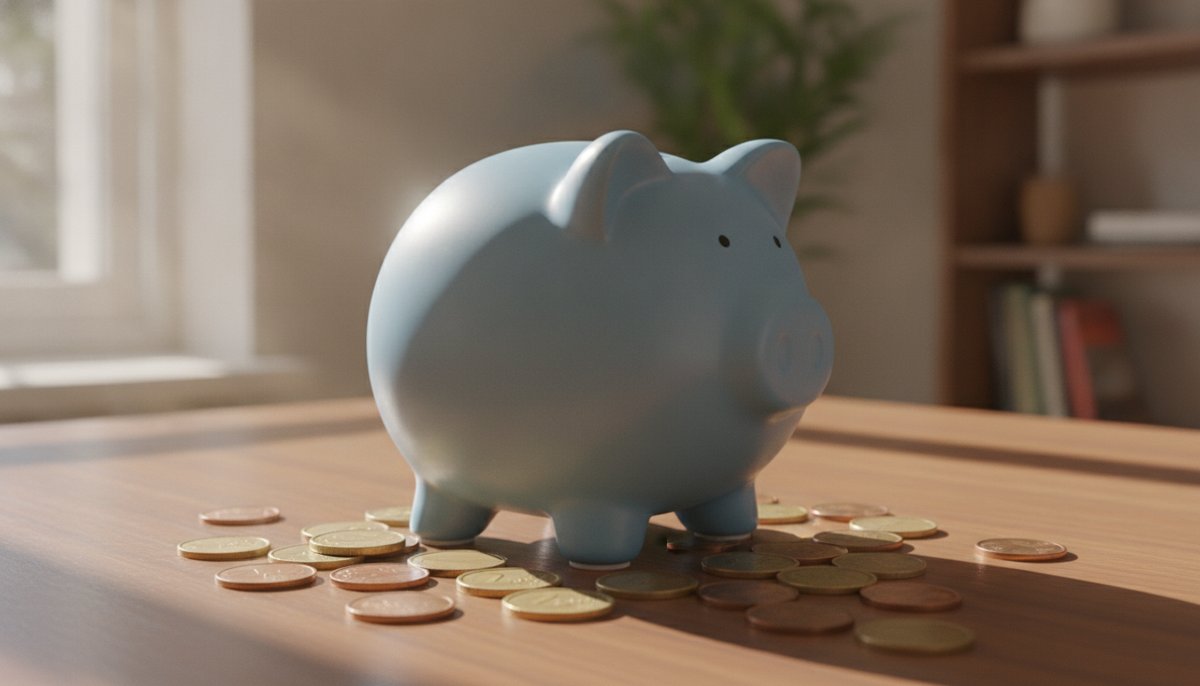 tirelire et pieces de monnaie symbolisant l epargne sans risque