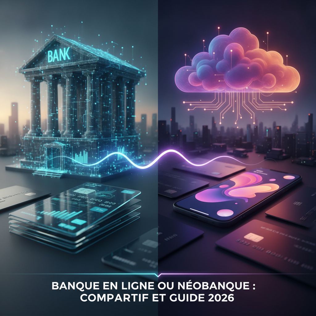 Banque en ligne ou néobanque : comparatif et guide 2026