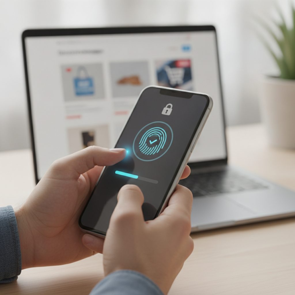 Validation d'un paiement par authentification forte sur smartphone