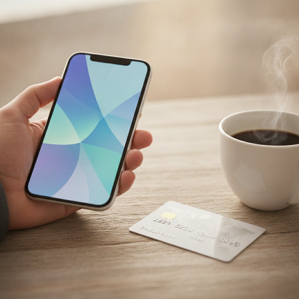 IBAN affiché dans une application bancaire sur smartphone
